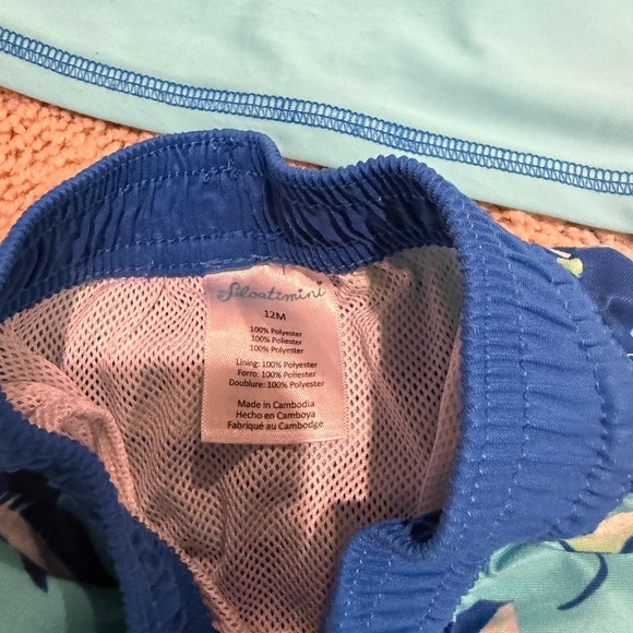 Floatimini Blue Shark Rashguard Set - Picture 3 of 7